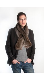 Raccoon fur scarf 